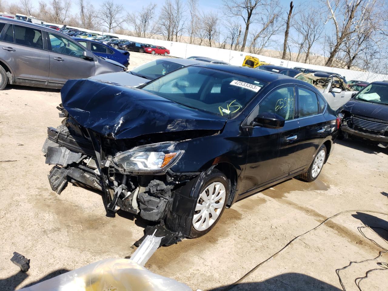 nissan sentra 2017 3n1ab7ap9hy271257