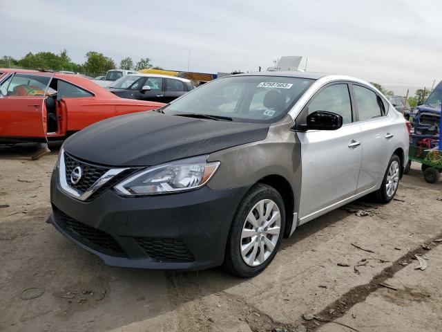 nissan sentra s 2017 3n1ab7ap9hy303012