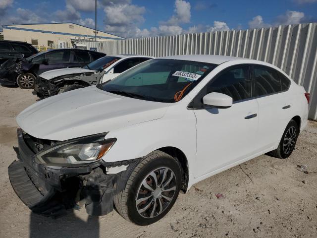 nissan sentra s 2017 3n1ab7ap9hy348645