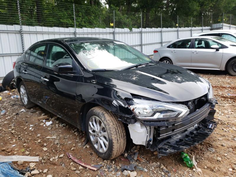 nissan sentra s 2019 3n1ab7ap9kl627596