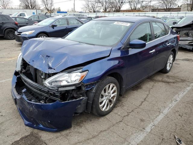 nissan sentra s 2019 3n1ab7ap9ky247886