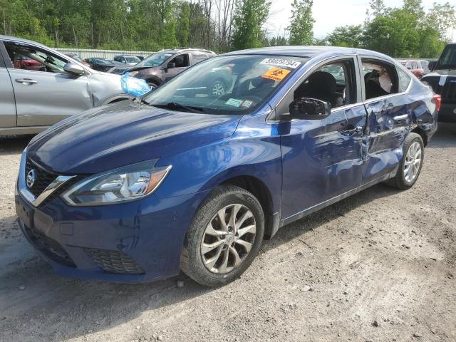 nissan sentra s 2019 3n1ab7ap9ky275266