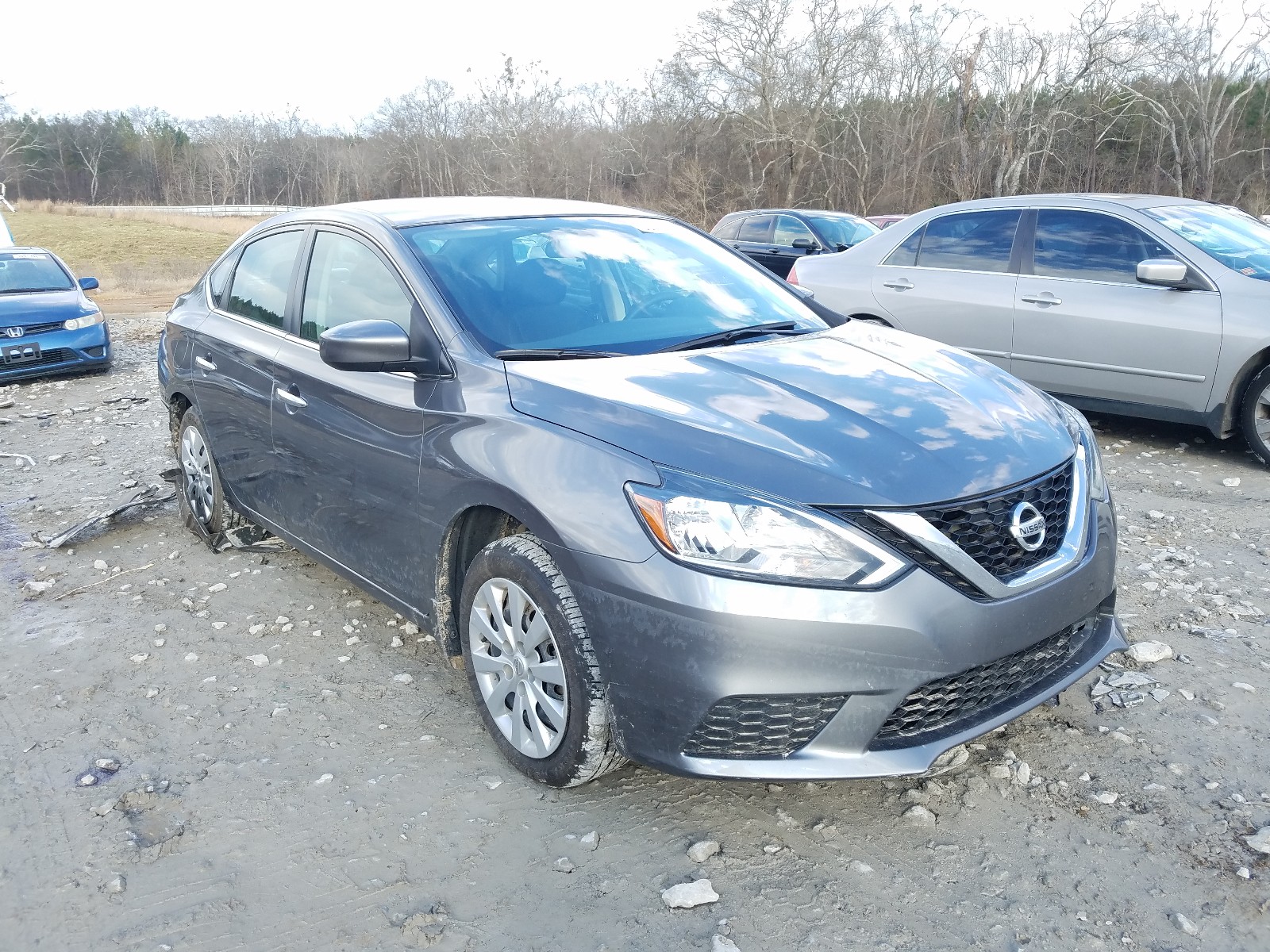 nissan sentra s 2019 3n1ab7ap9ky327625