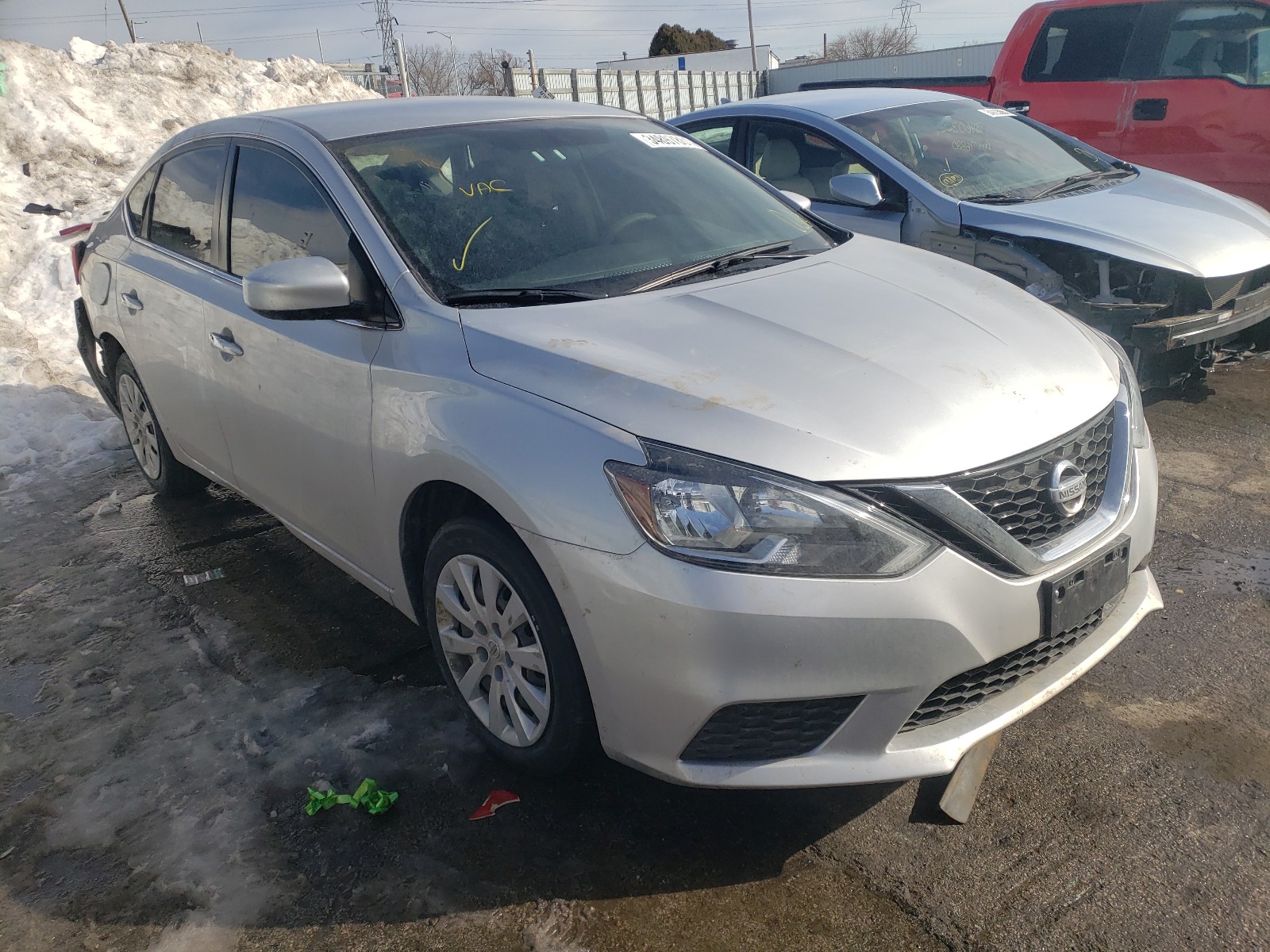 nissan sentra s 2019 3n1ab7ap9ky340729