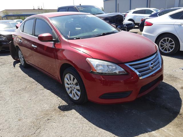 nissan sentra s 2014 3n1ab7apxel649529