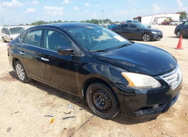 nissan sentra 2014 3n1ab7apxel654875