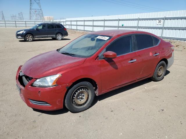 nissan sentra s 2014 3n1ab7apxel658456