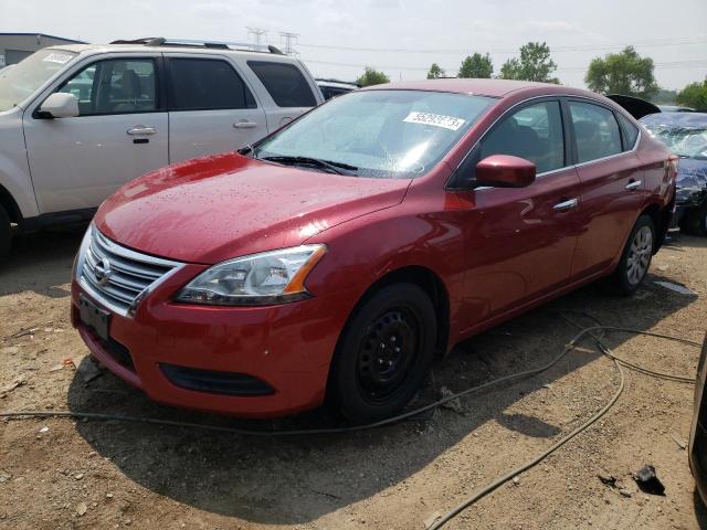 nissan sentra s 2014 3n1ab7apxel665407