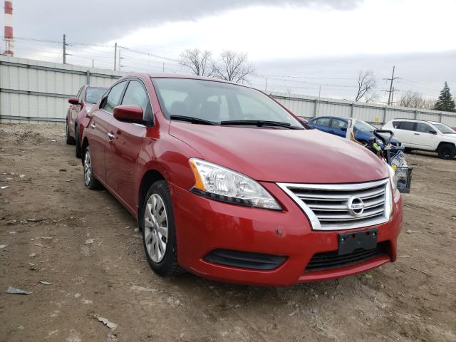 nissan sentra s 2014 3n1ab7apxel685821