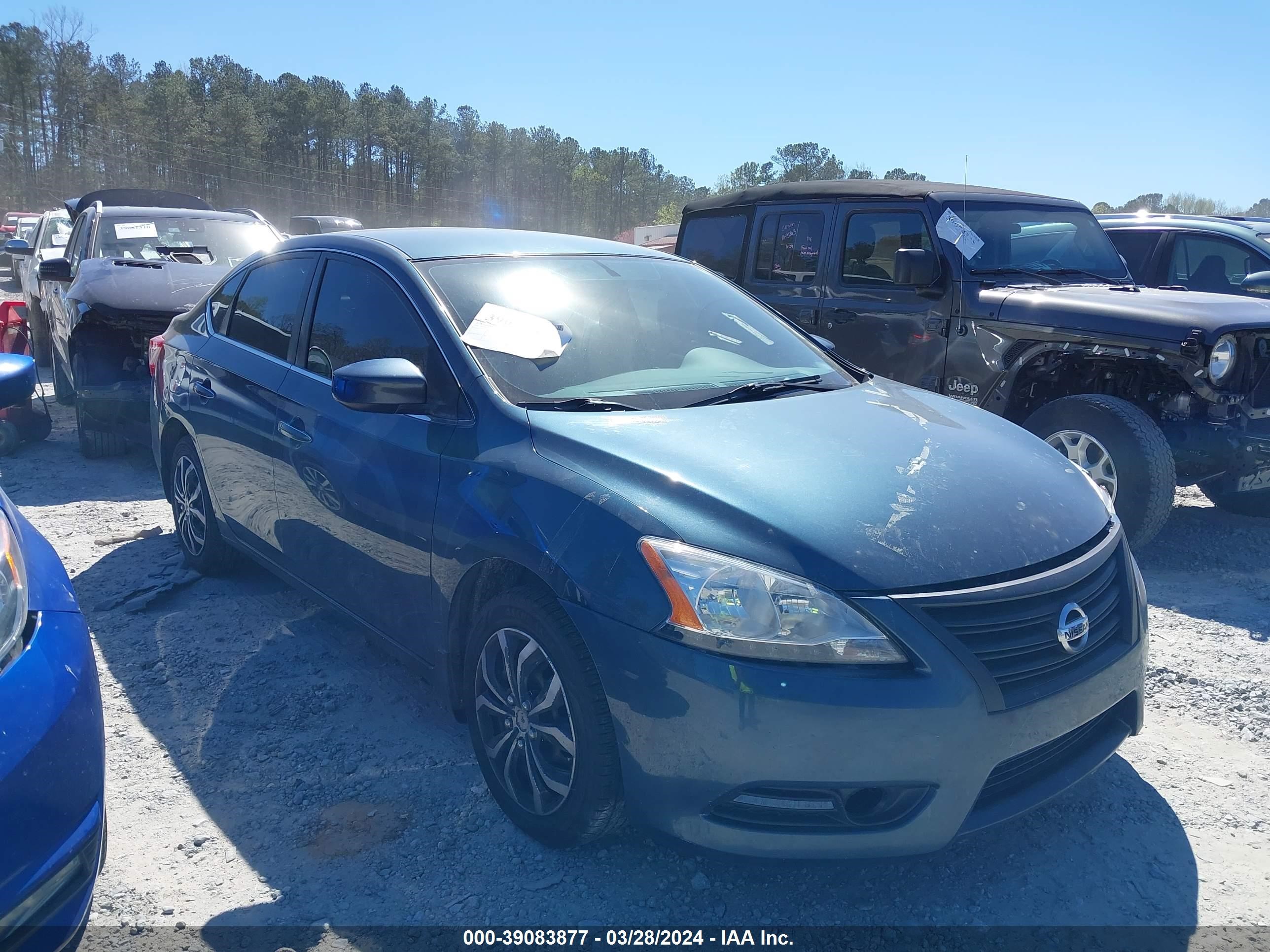 nissan sentra 2014 3n1ab7apxey232043