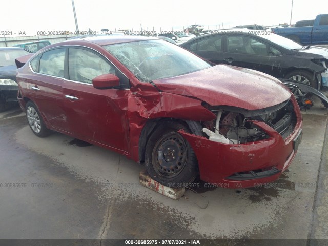 nissan sentra 2014 3n1ab7apxey242135