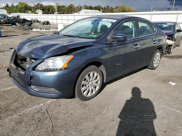 nissan sentra s 2014 3n1ab7apxey256603