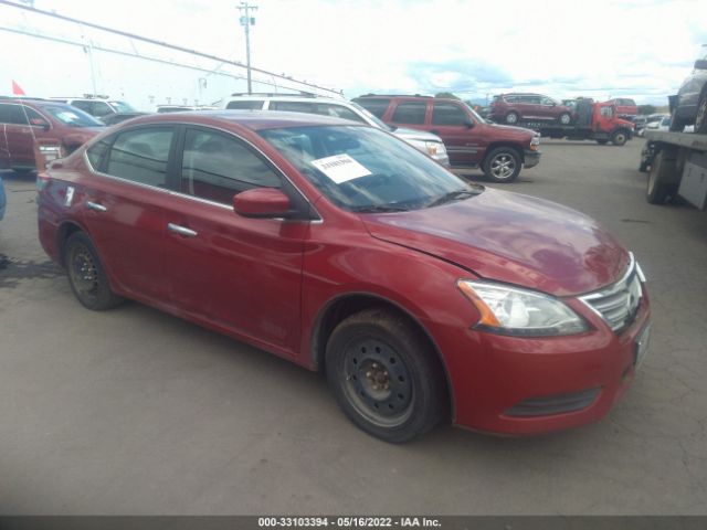 nissan sentra 2014 3n1ab7apxey260392