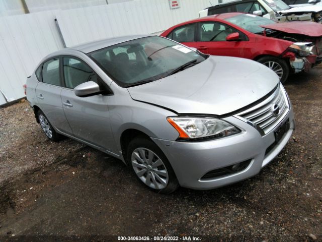 nissan sentra 2014 3n1ab7apxey301491