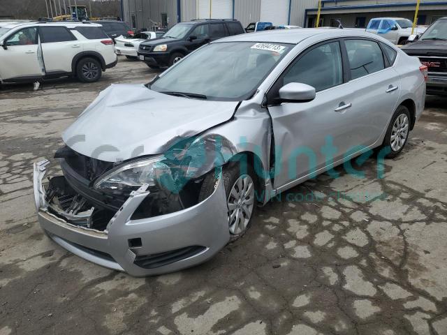 nissan sentra s 2014 3n1ab7apxey310109