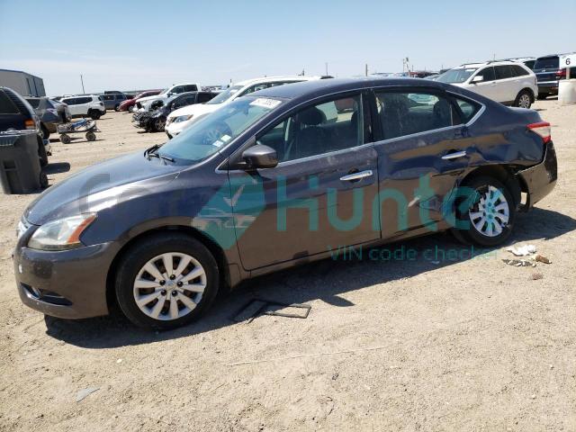 nissan sentra s 2014 3n1ab7apxey311664
