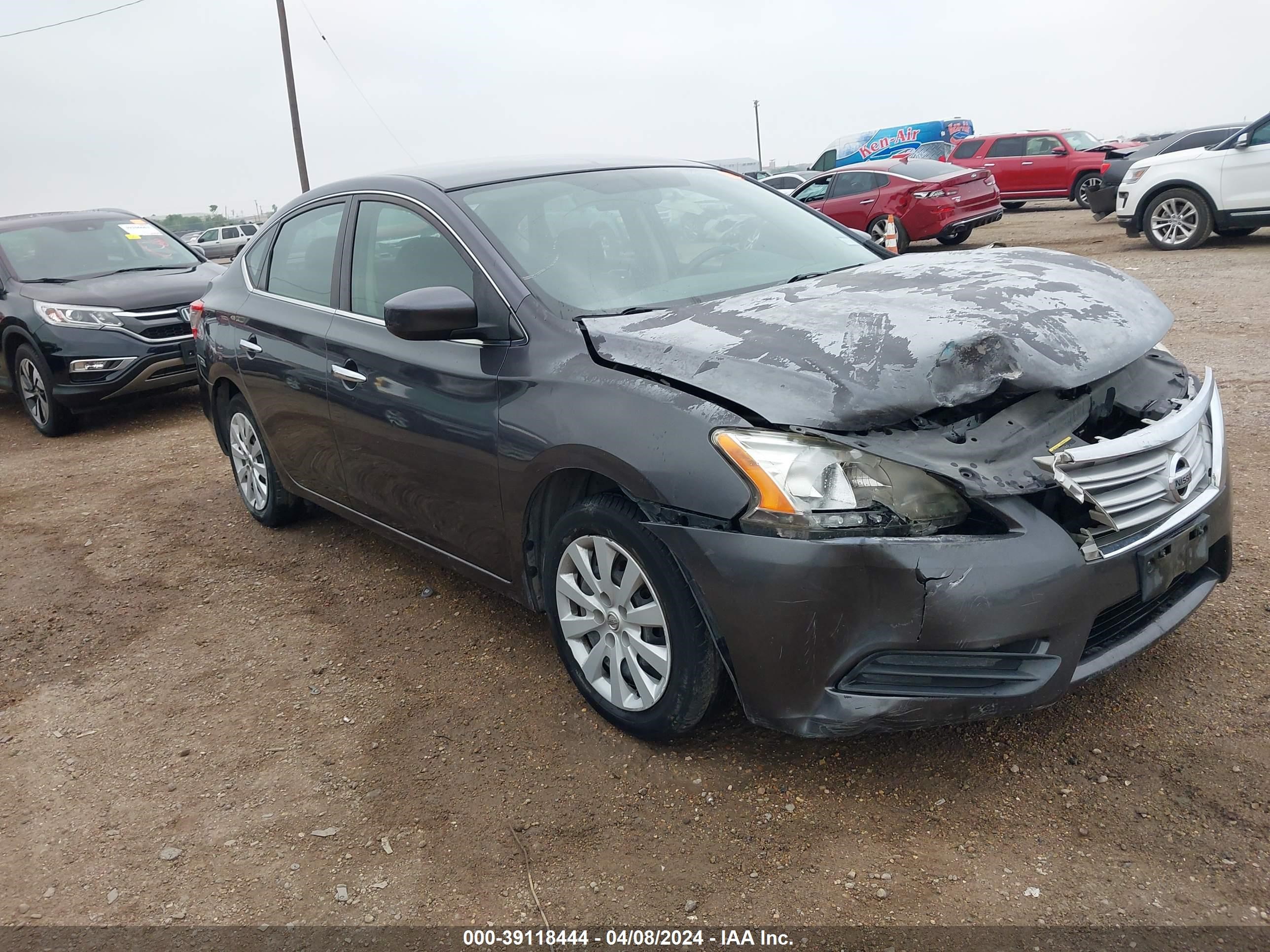 nissan sentra 2015 3n1ab7apxfl644543