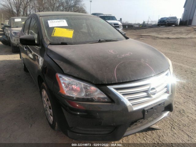 nissan sentra s 2015 3n1ab7apxfl684573