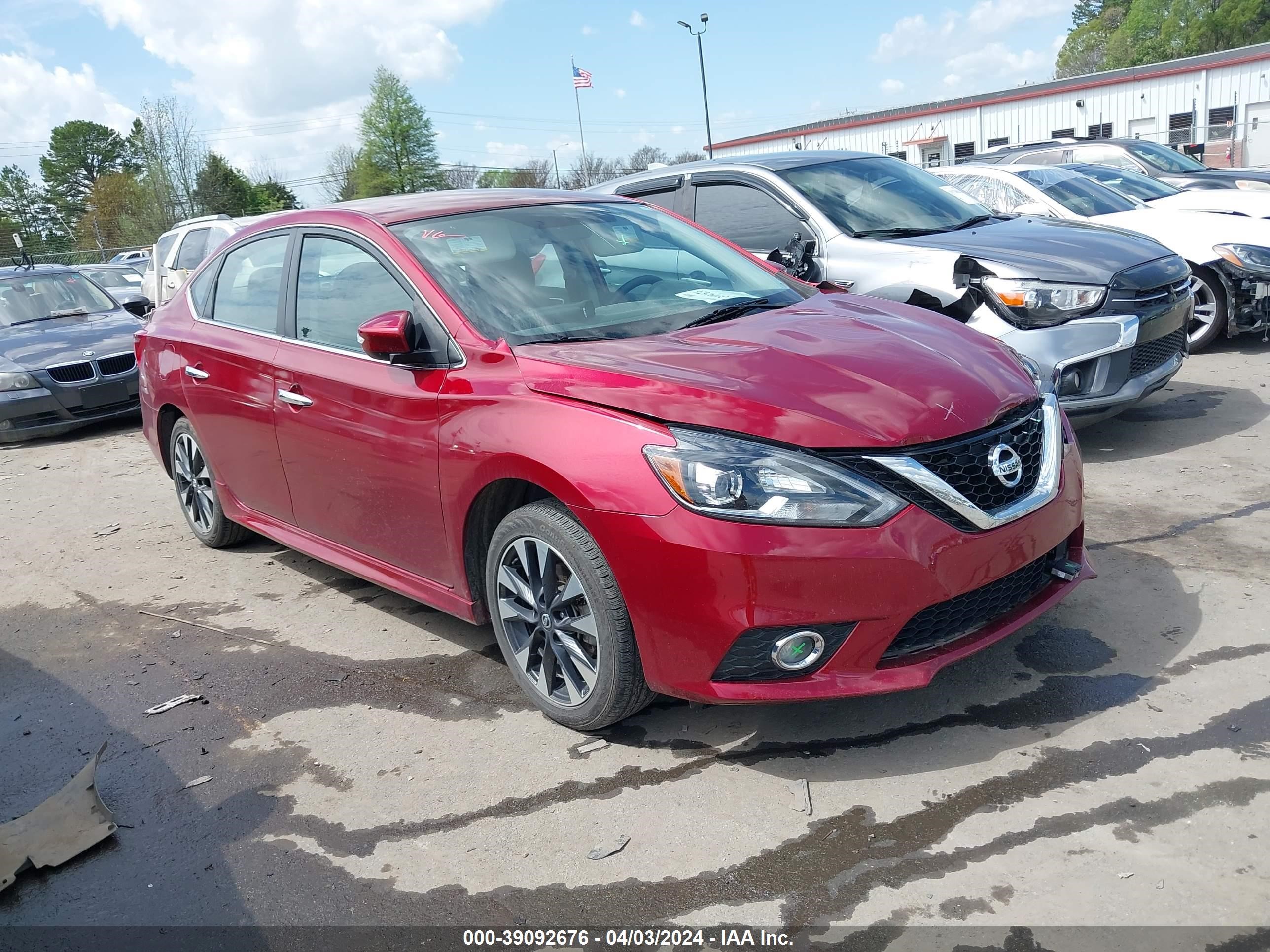 nissan sentra 2019 3n1ab7apxky217876