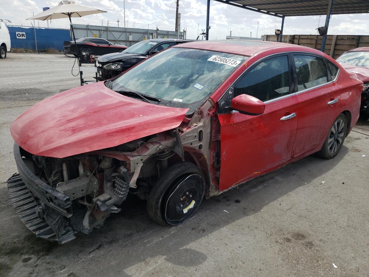 nissan sentra 2019 3n1ab7apxky237657