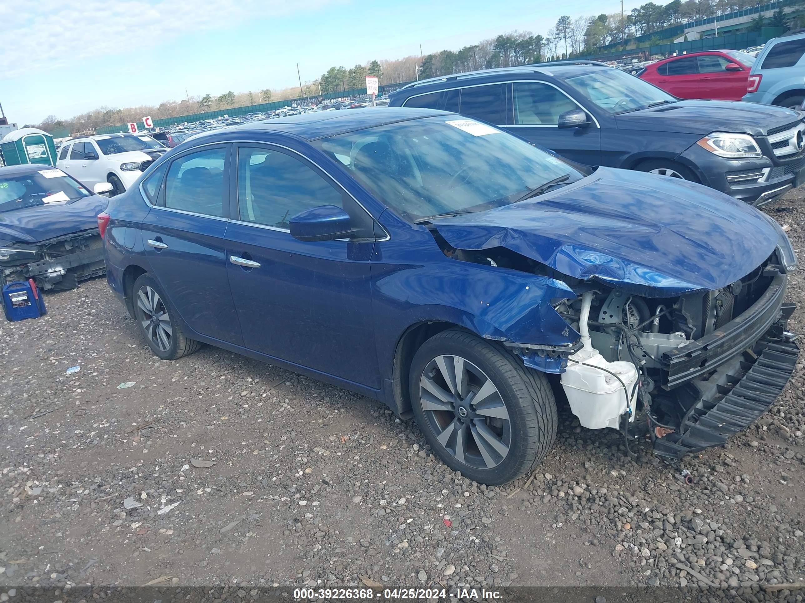 nissan sentra 2019 3n1ab7apxky244320