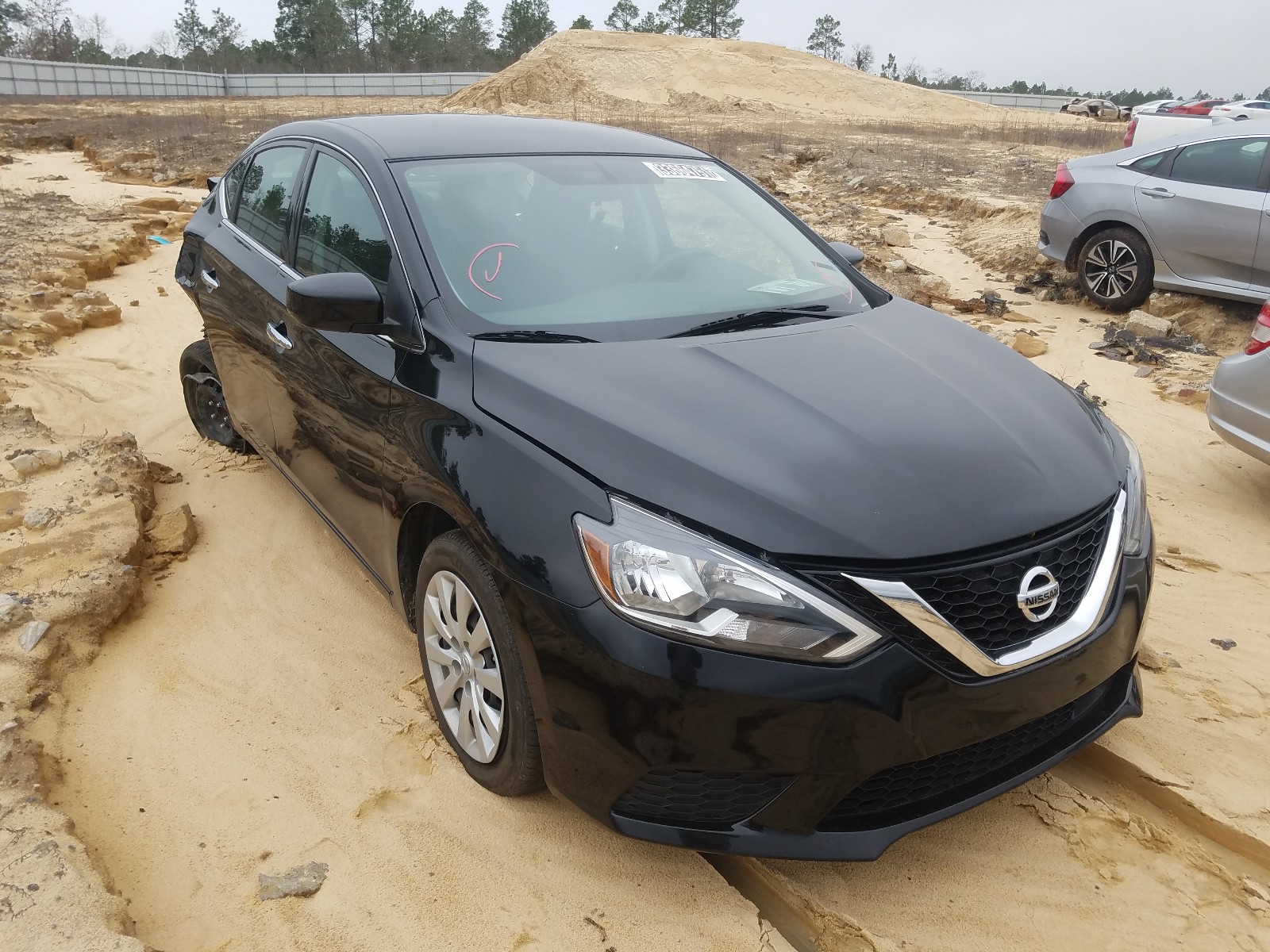 nissan sentra s 2019 3n1ab7apxky295199