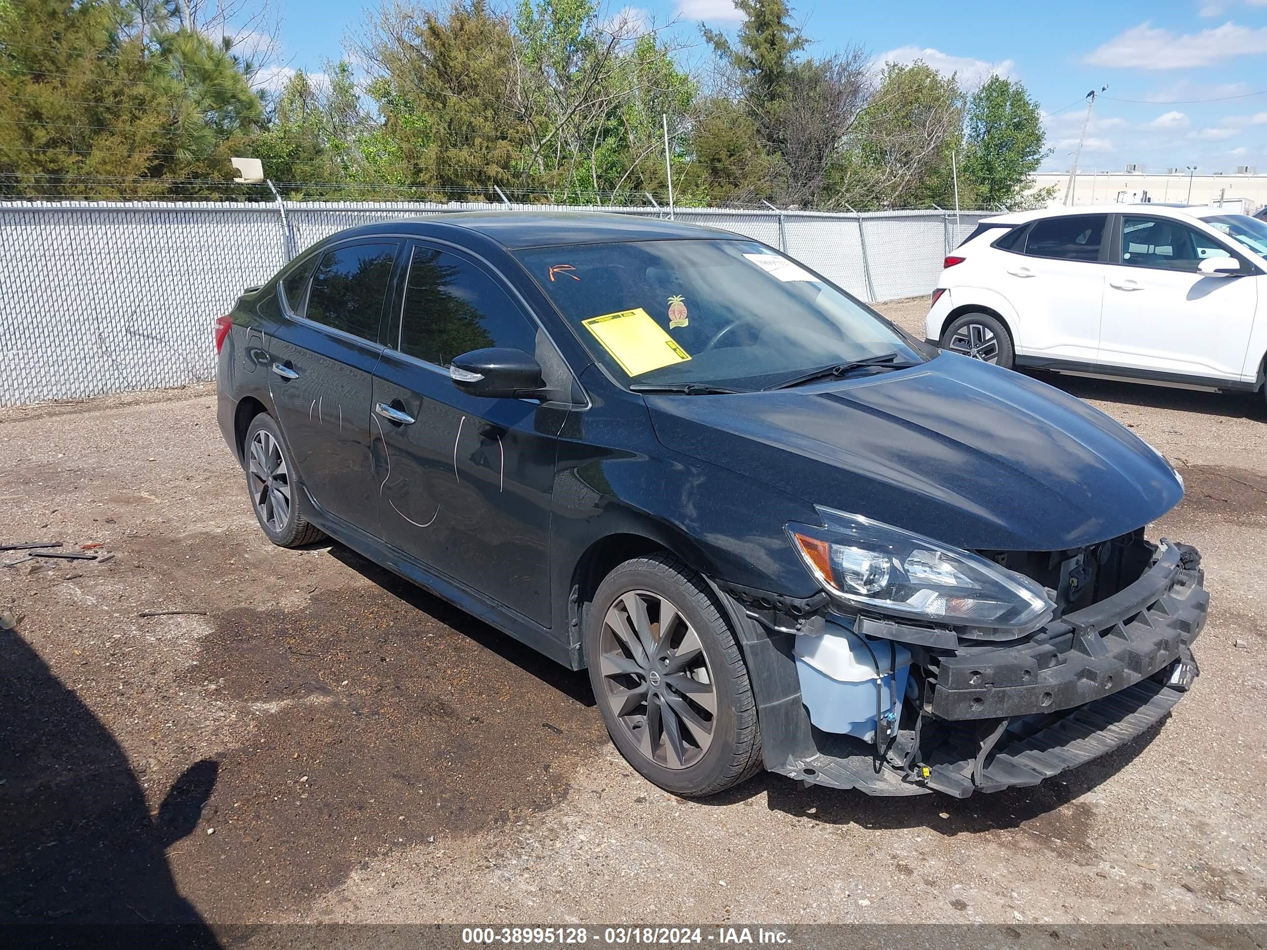 nissan sentra 2019 3n1ab7apxky383007