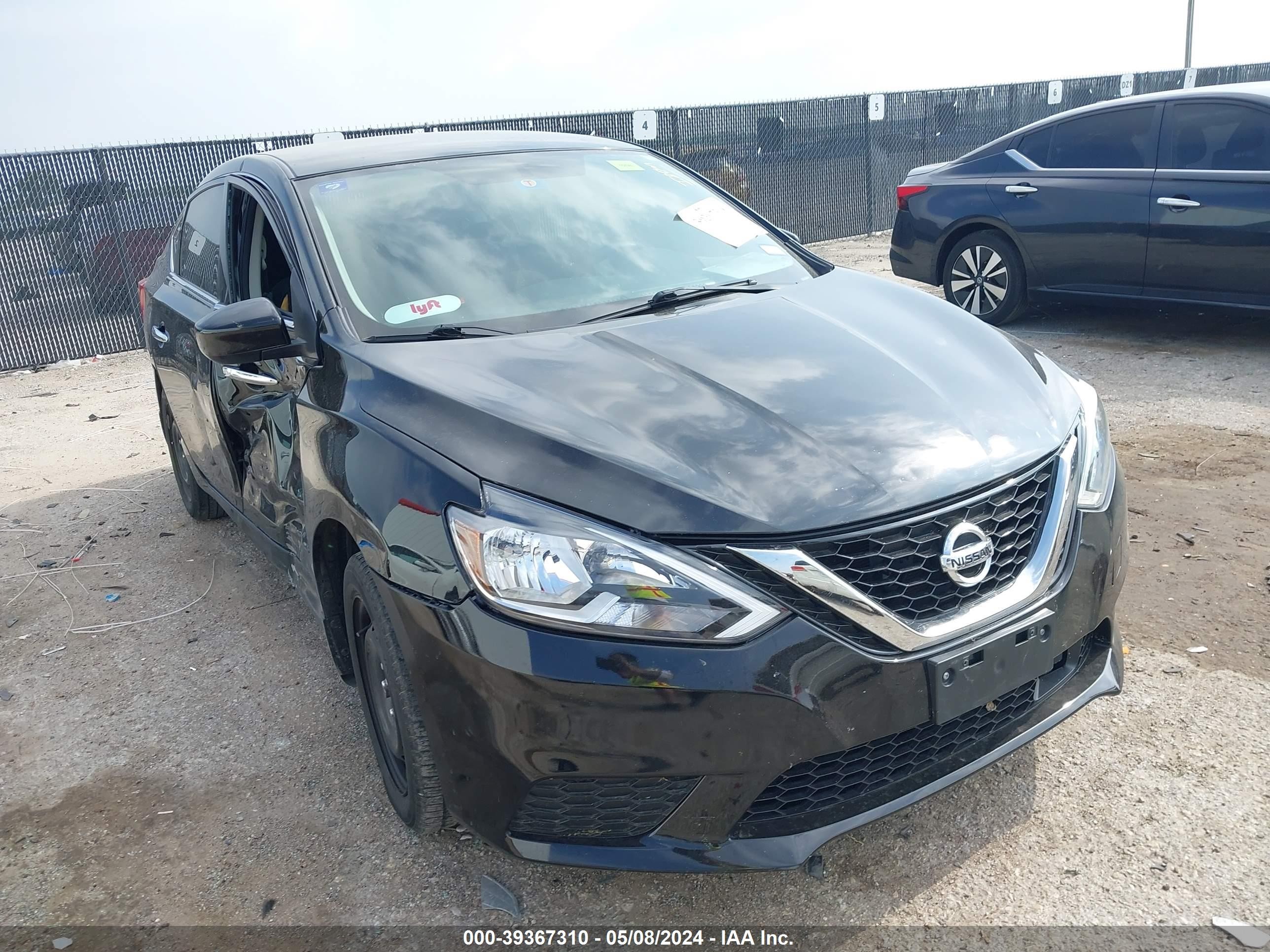 nissan sentra 2019 3n1ab7apxky408987