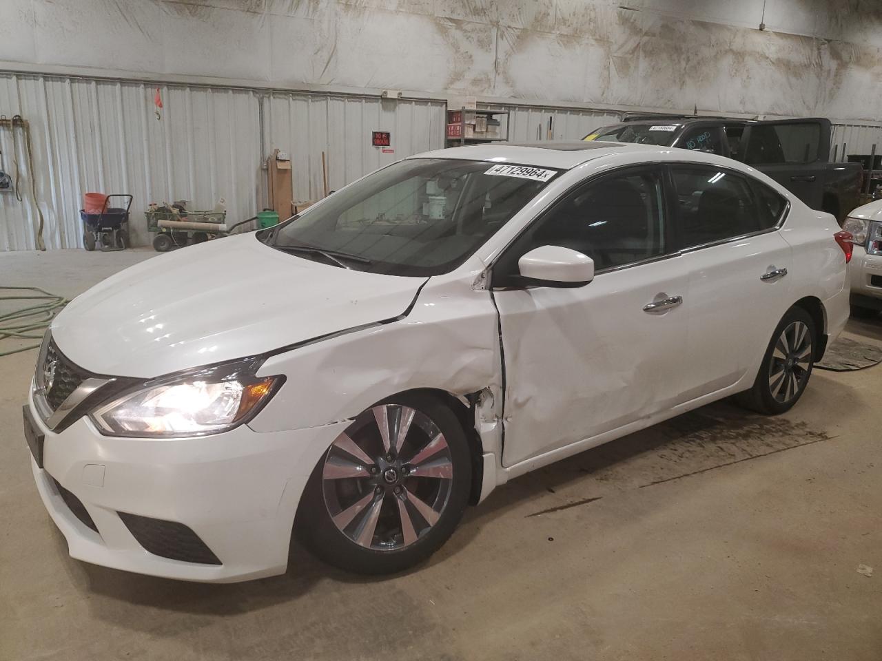 nissan sentra s 2019 3n1ab7apxky451905