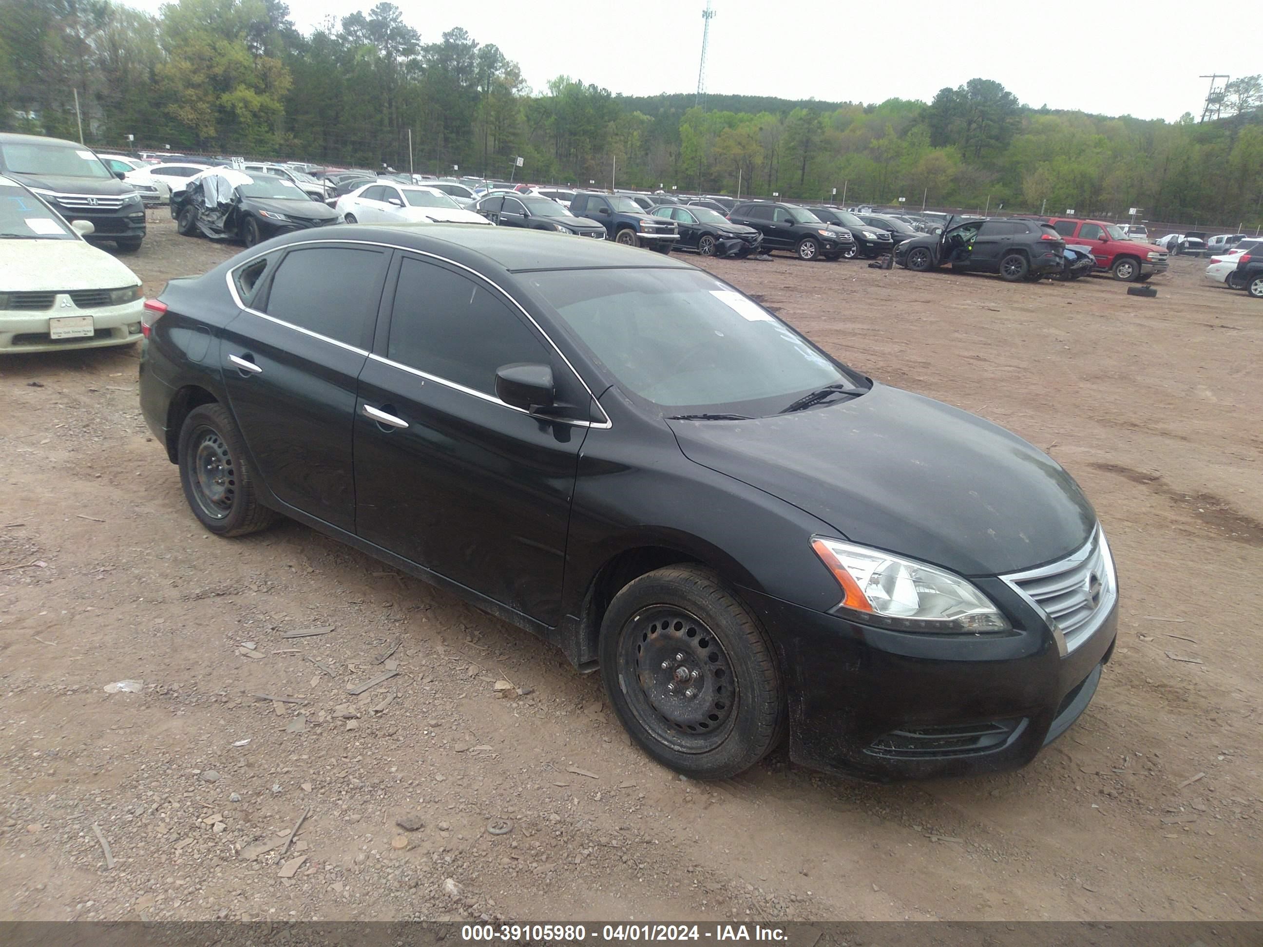 nissan sentra 2014 3n1ab7apzeyz79938