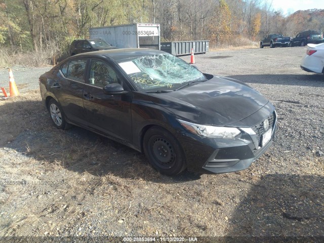 nissan sentra 2020 3n1ab8bv0ly258649