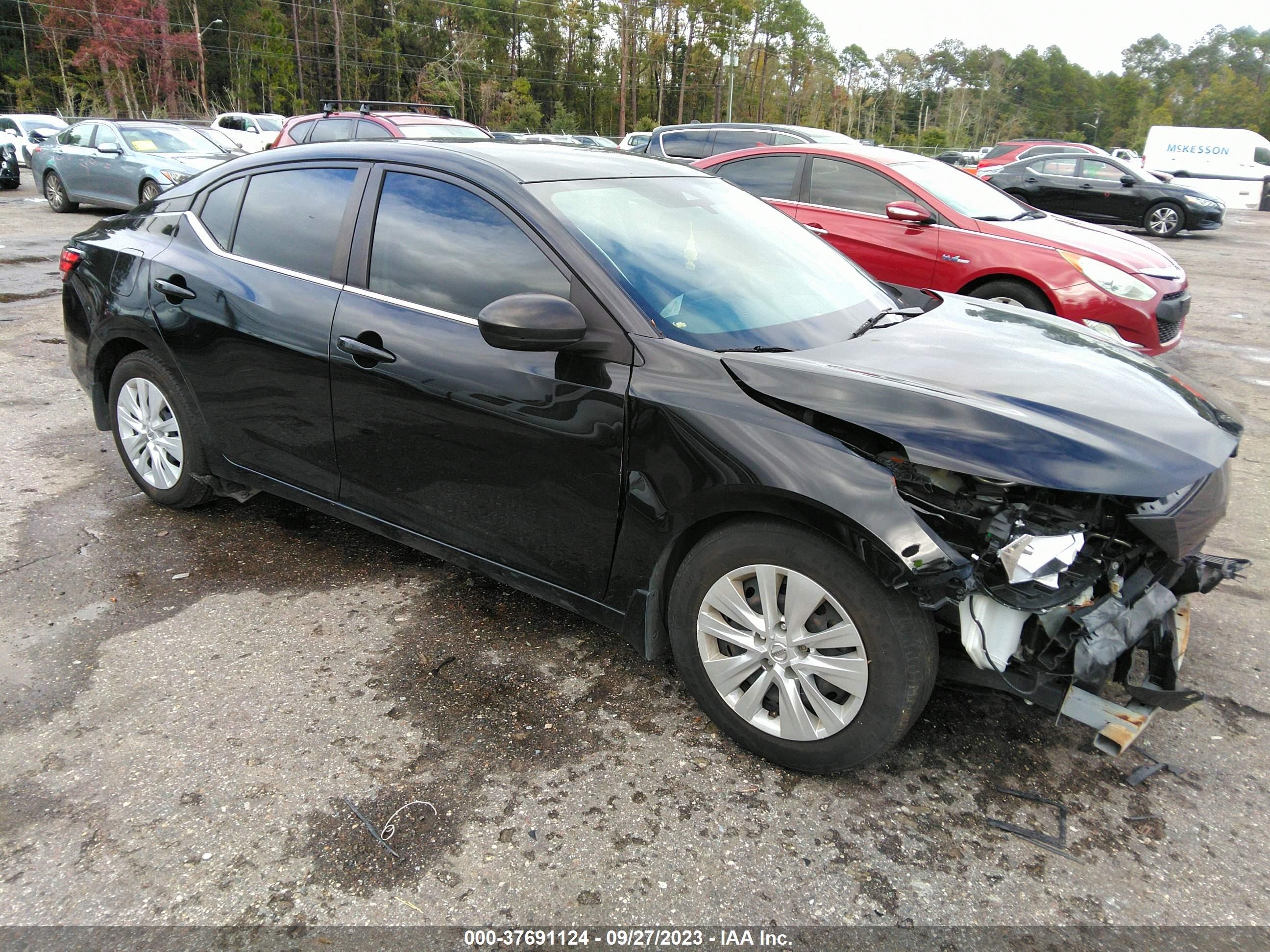 nissan sentra 2020 3n1ab8bv3ly215620