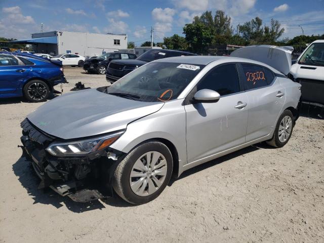 nissan sentra s 2020 3n1ab8bv3ly219344