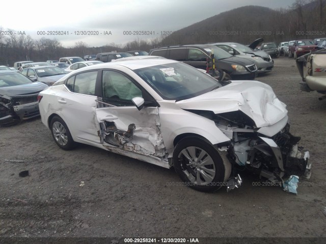 nissan sentra 2020 3n1ab8bv4ly219479