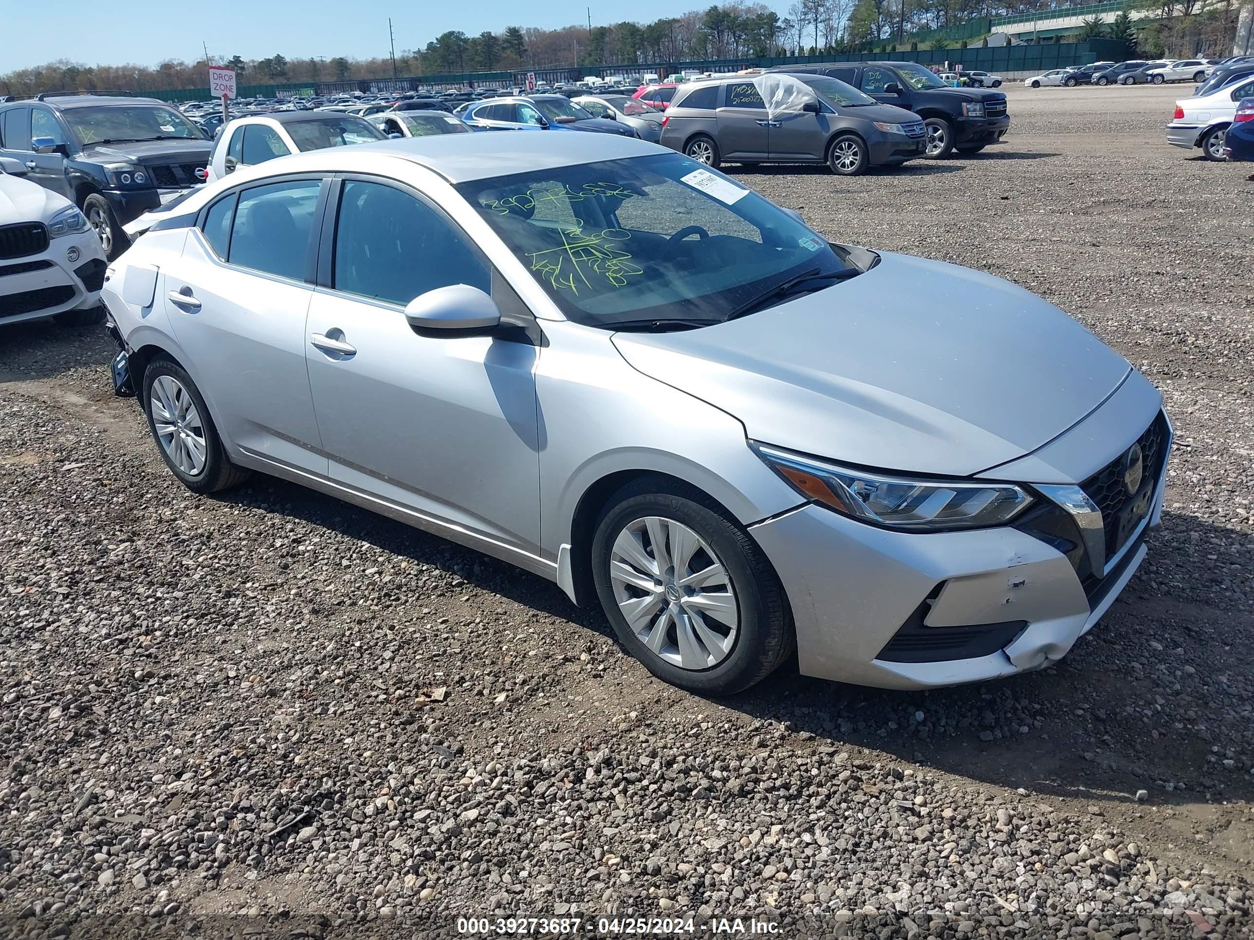 nissan sentra 2021 3n1ab8bv6my233627