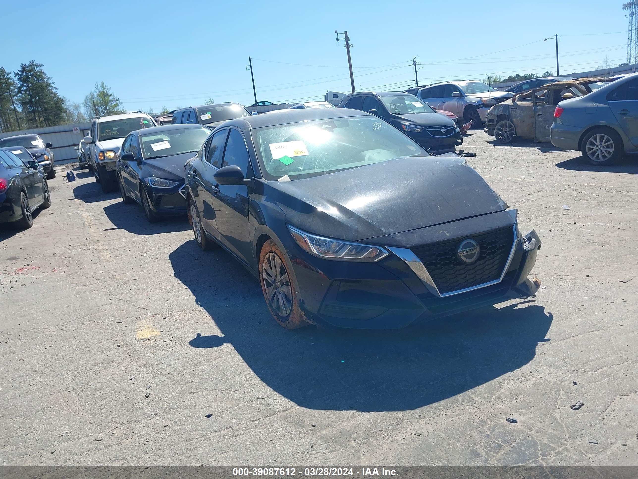 nissan sentra 2021 3n1ab8bvxmy269644