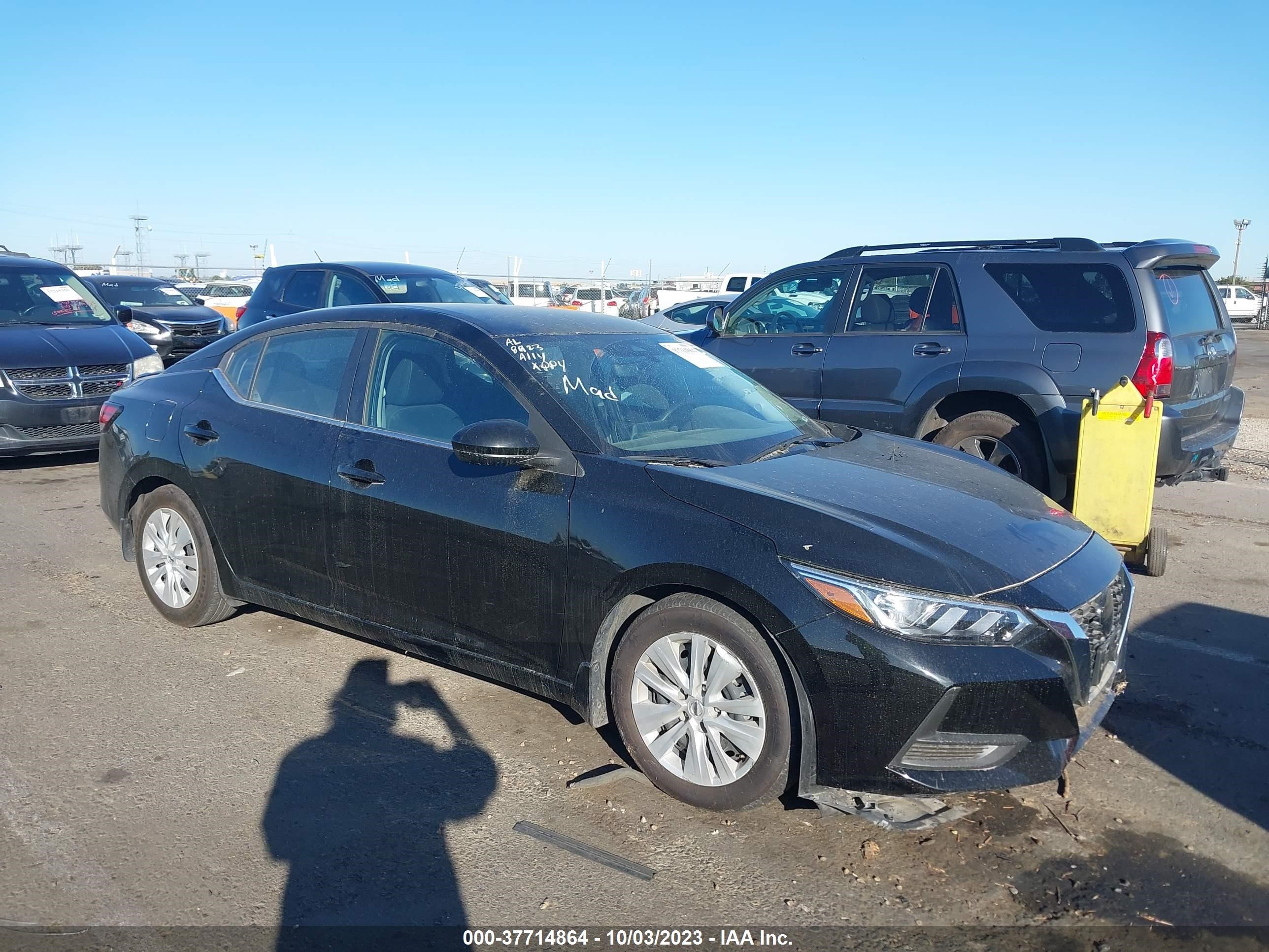 nissan sentra 2022 3n1ab8bvxny250500