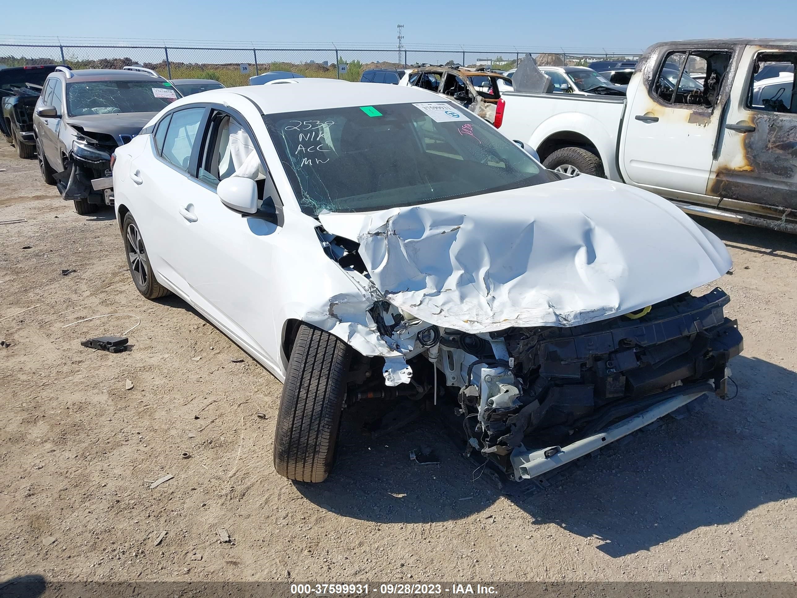 nissan sentra 2022 3n1ab8cv0ny220596