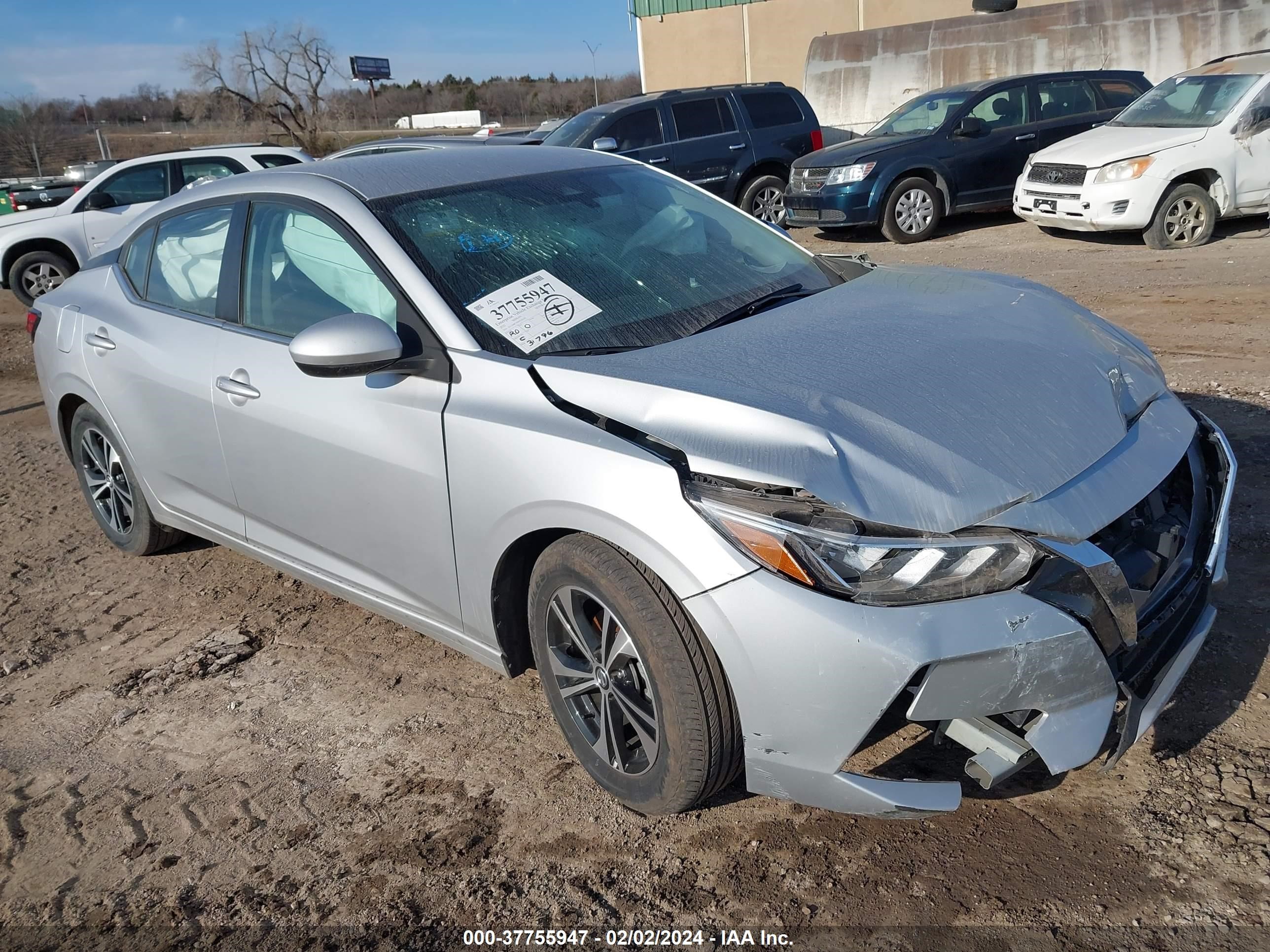 nissan sentra 2022 3n1ab8cv0ny242355