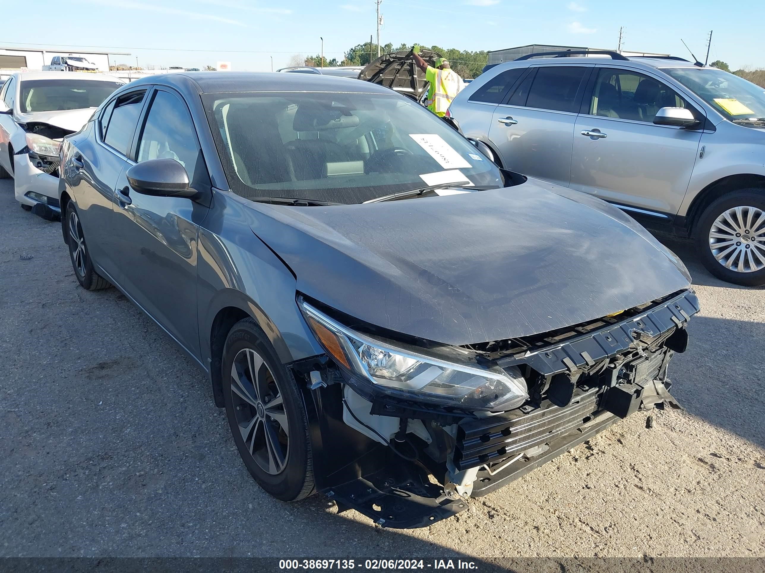 nissan sentra 2022 3n1ab8cv0ny287084