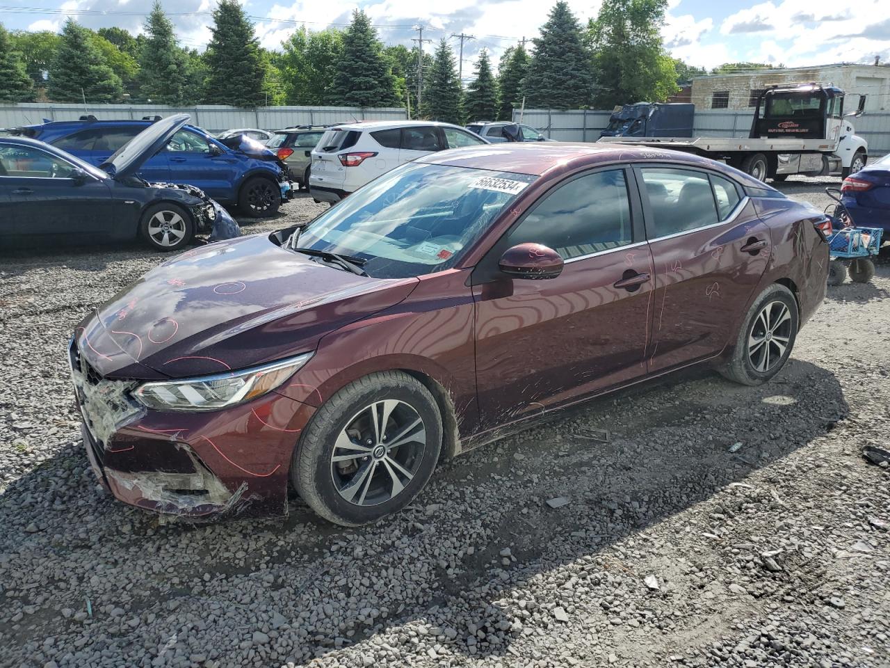 nissan sentra 2020 3n1ab8cv1ly222211