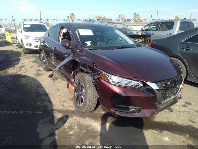 nissan sentra 2020 3n1ab8cv1ly243835