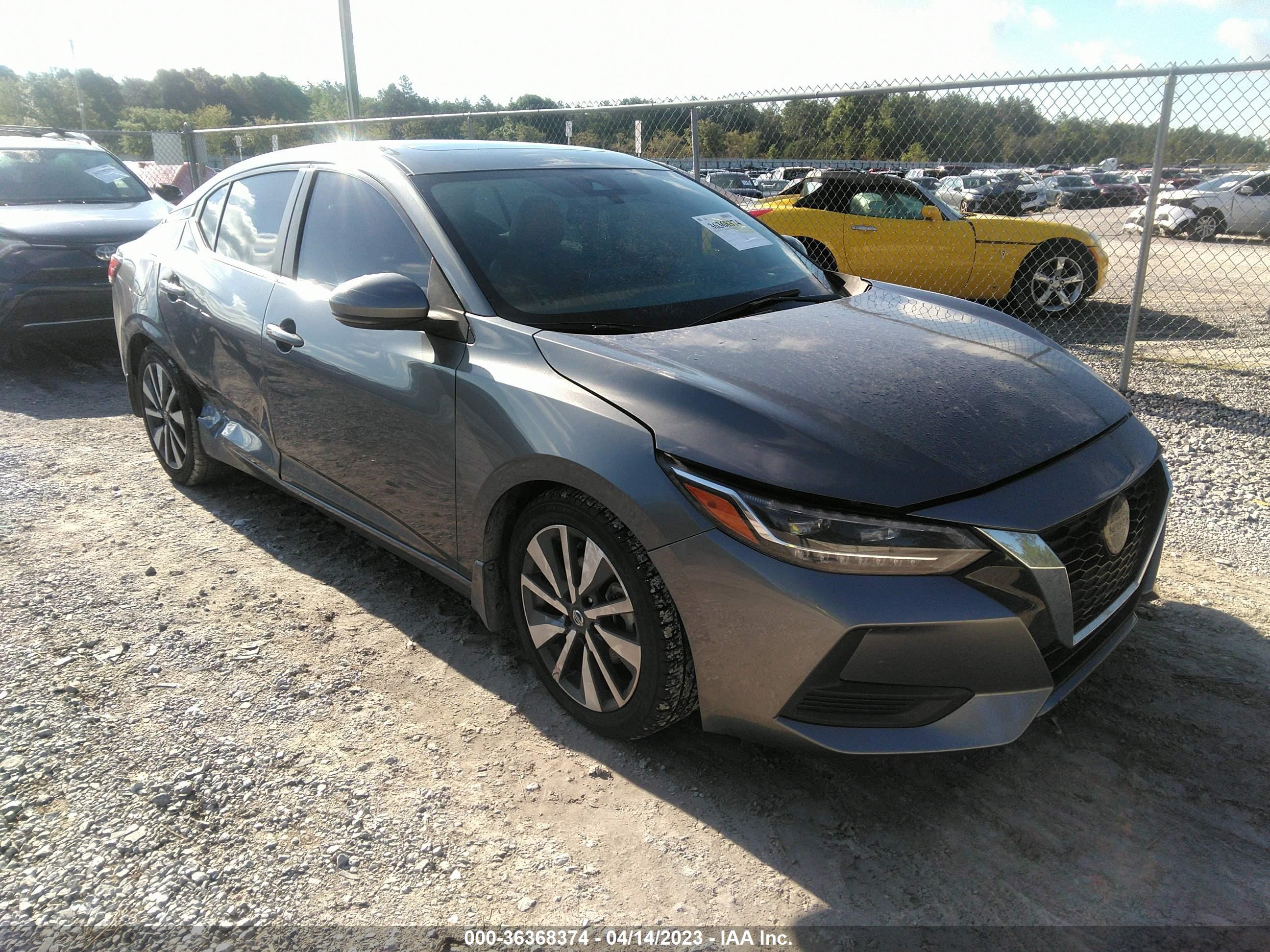 nissan sentra 2020 3n1ab8cv1ly256553