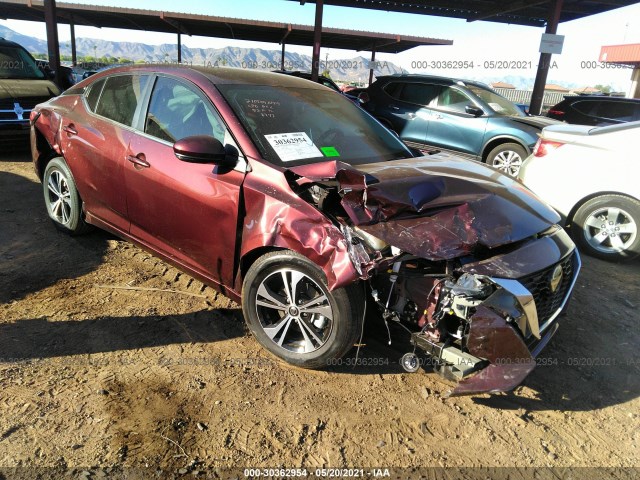 nissan sentra 2020 3n1ab8cv1ly298947