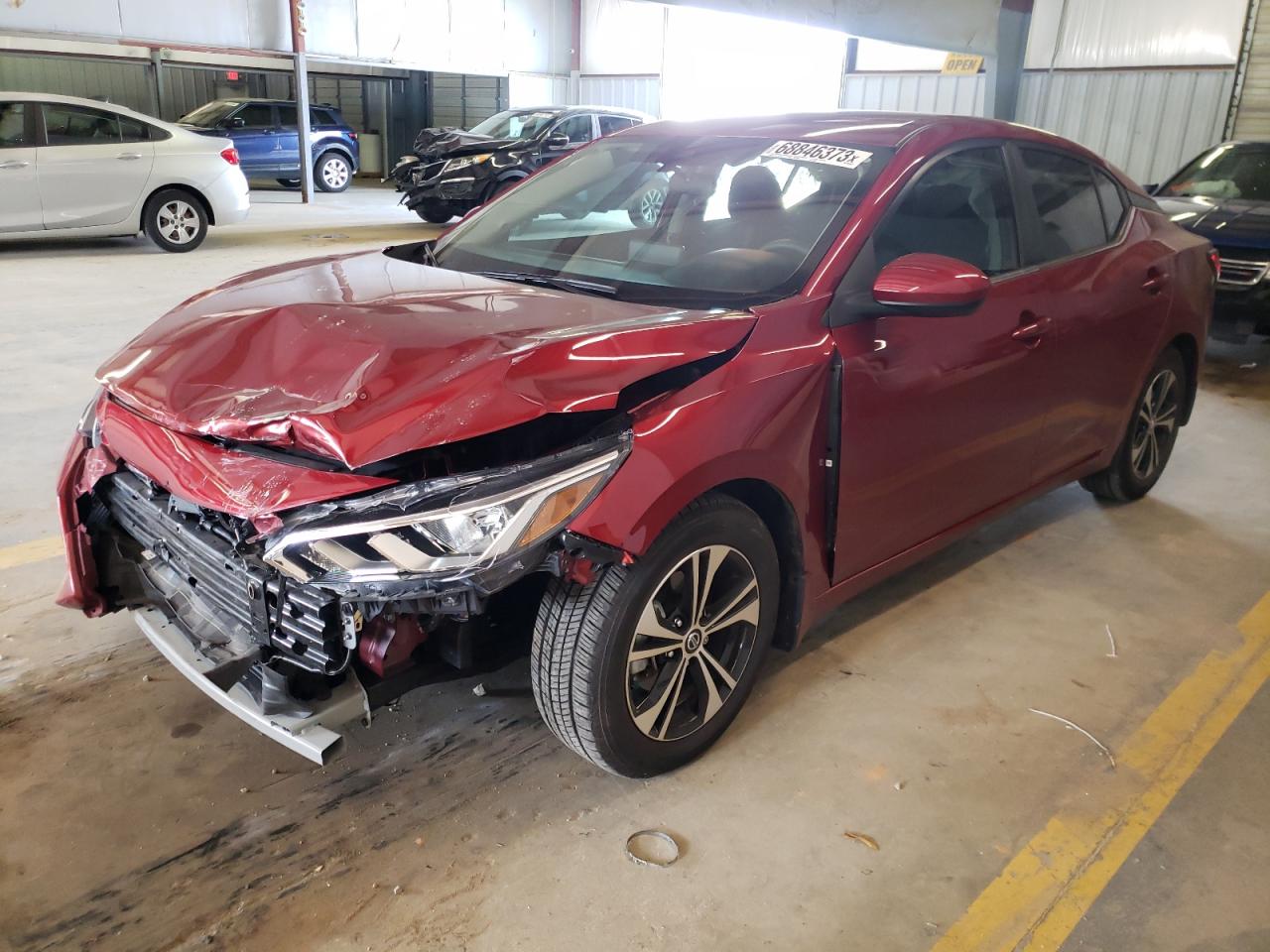 nissan sentra 2022 3n1ab8cv1ny298644