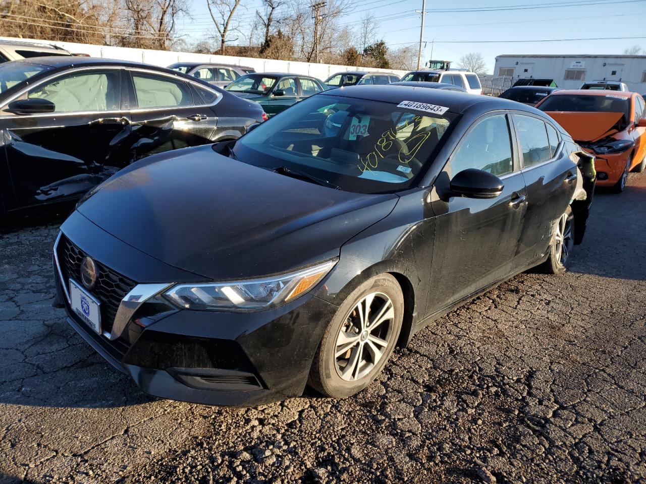 nissan sentra 2020 3n1ab8cv2ly216496