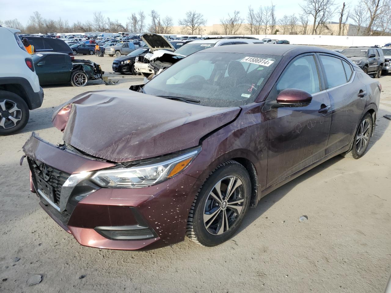 nissan sentra 2020 3n1ab8cv2ly283437