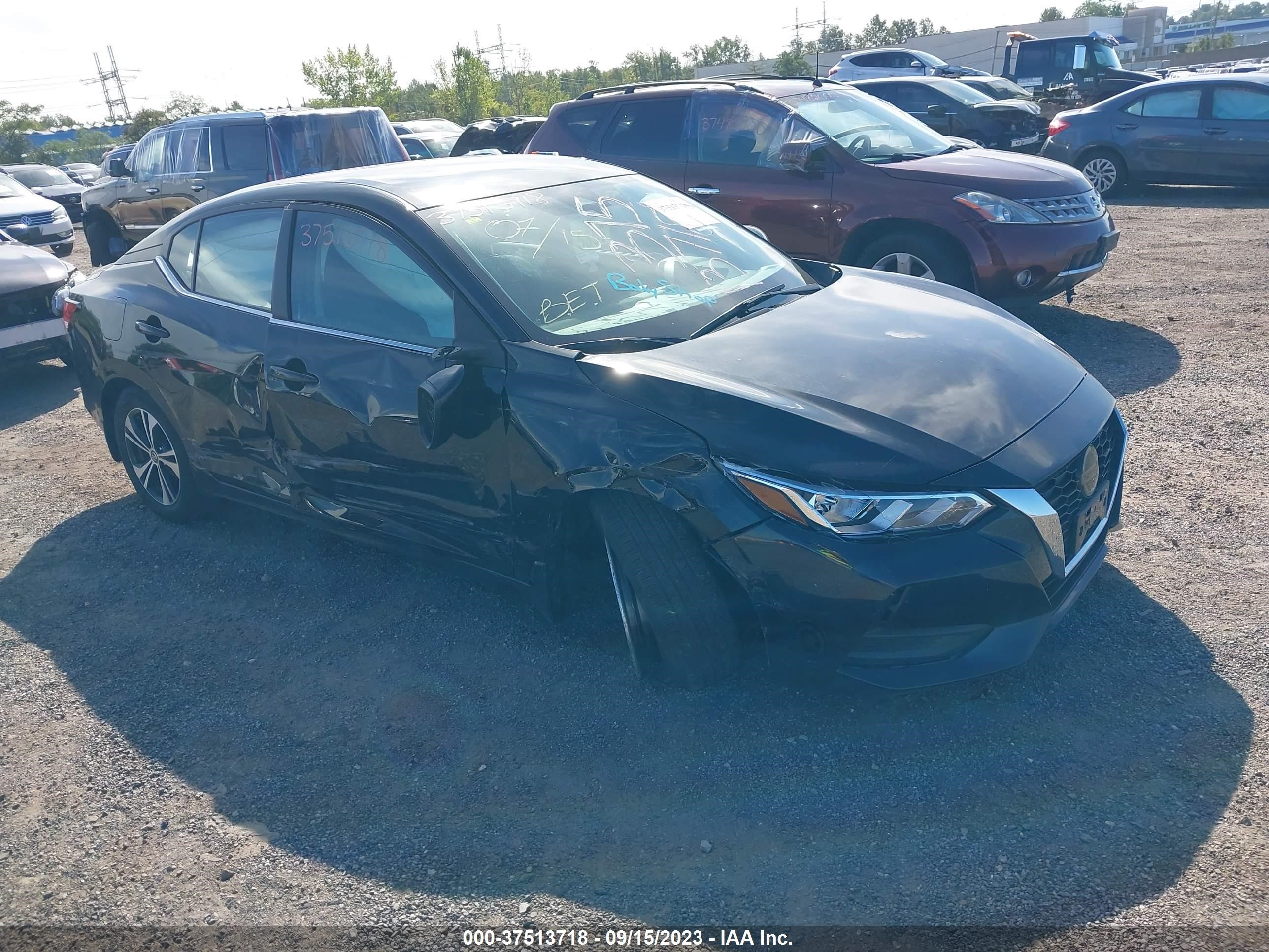 nissan sentra 2021 3n1ab8cv2my285111