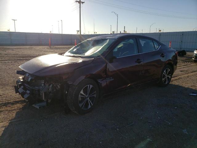 nissan sentra sv 2022 3n1ab8cv2ny218803