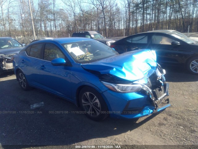 nissan sentra 2020 3n1ab8cv3ly227460